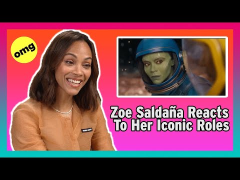 Zoe Saldaña Reacts To Her Iconic Roles