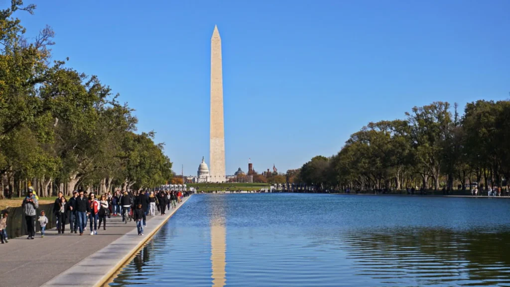 Forest Gump Filming Locations, Lincoln Memorial Reflecting Pool, Washington, DC