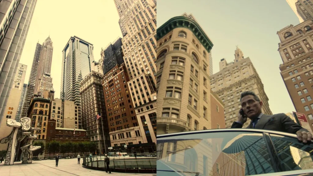 Kaleidoscope Filming Locations, Manhattan’s financial district