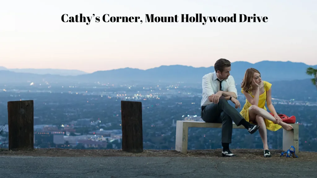 La La Land Filming Locations, Cathy’s Corner, Mount Hollywood Drive