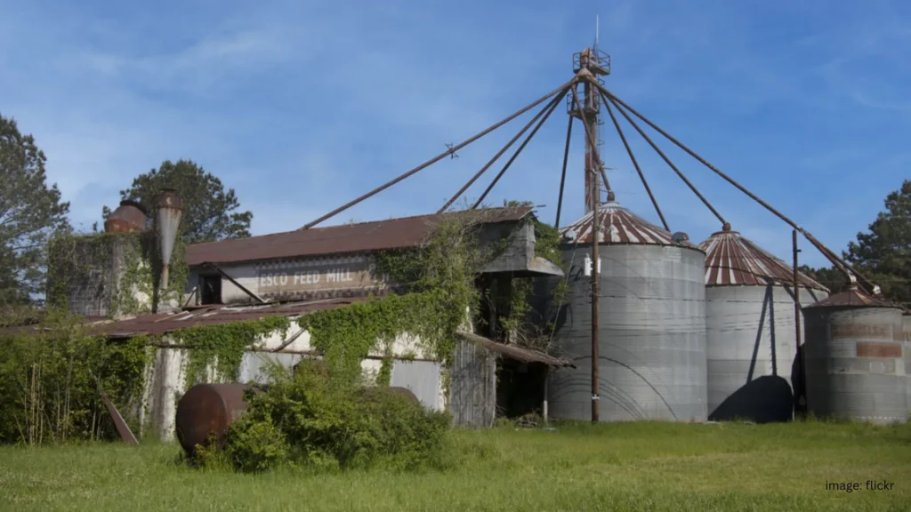 The Walking Dead Filming Locations, Esco Feed Mill, Haralson