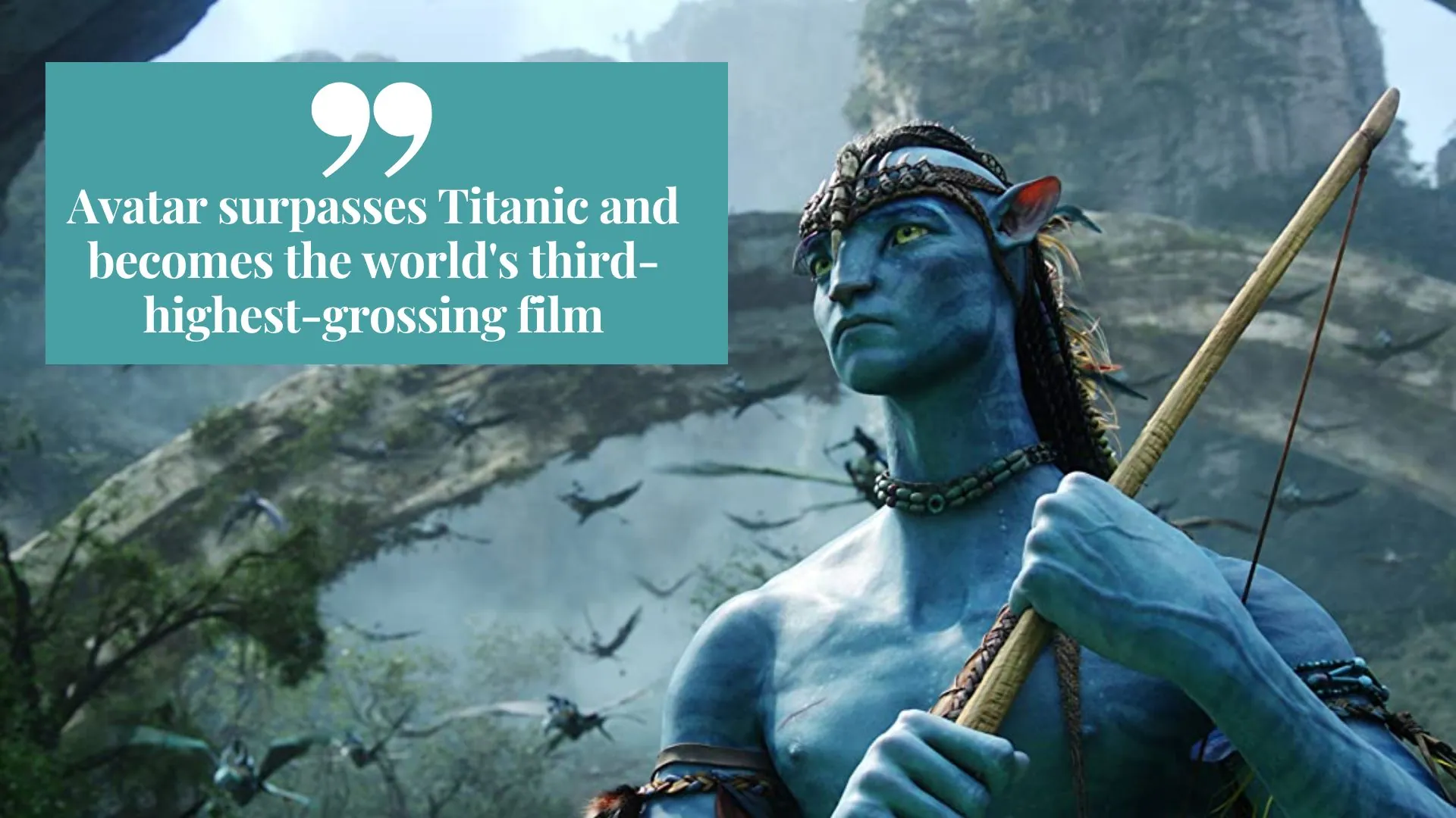 Avatar surpasses Titanic and becomes the world's third-highest-grossing film (image credit: Amazon.com)