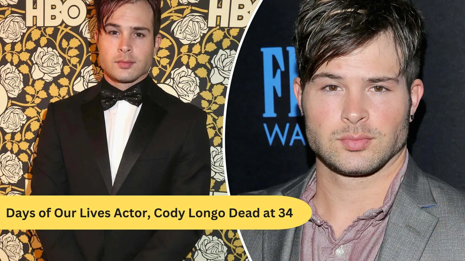 Days of Our Lives Actor, Cody Longo Dead at 34