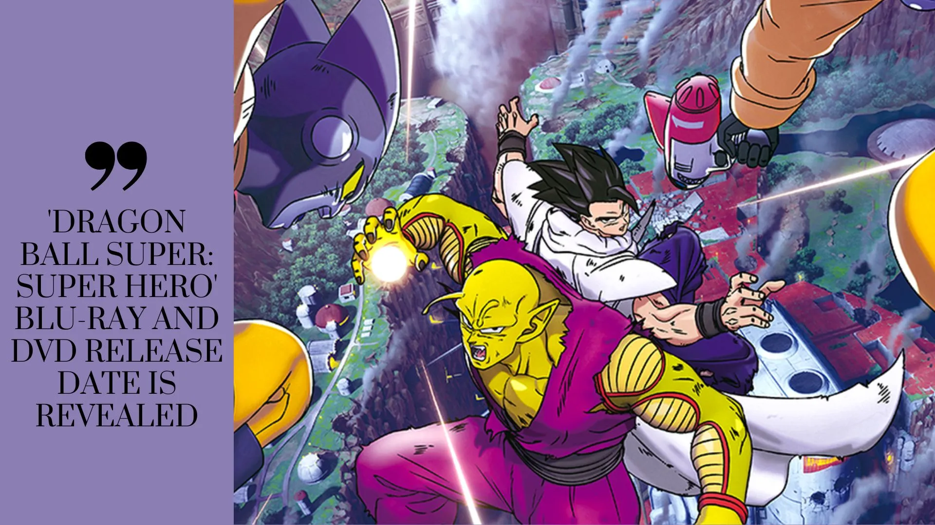 'Dragon Ball Super: Super Hero' Blu-Ray and DVD Release Date is revealed (Image credit: collider)