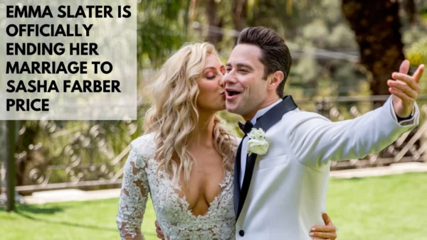 Emma Slater is officially ending her marriage to Sasha Farber (Image credit: theknotnews)