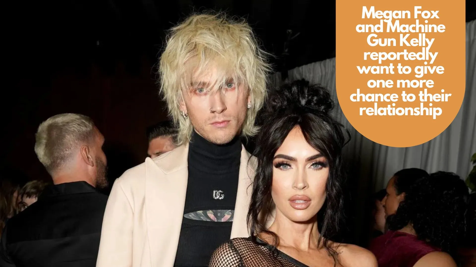 Megan Fox and Machine Gun Kelly reportedly want to give one more chance to their relationship( Image credit: hellomagazine)