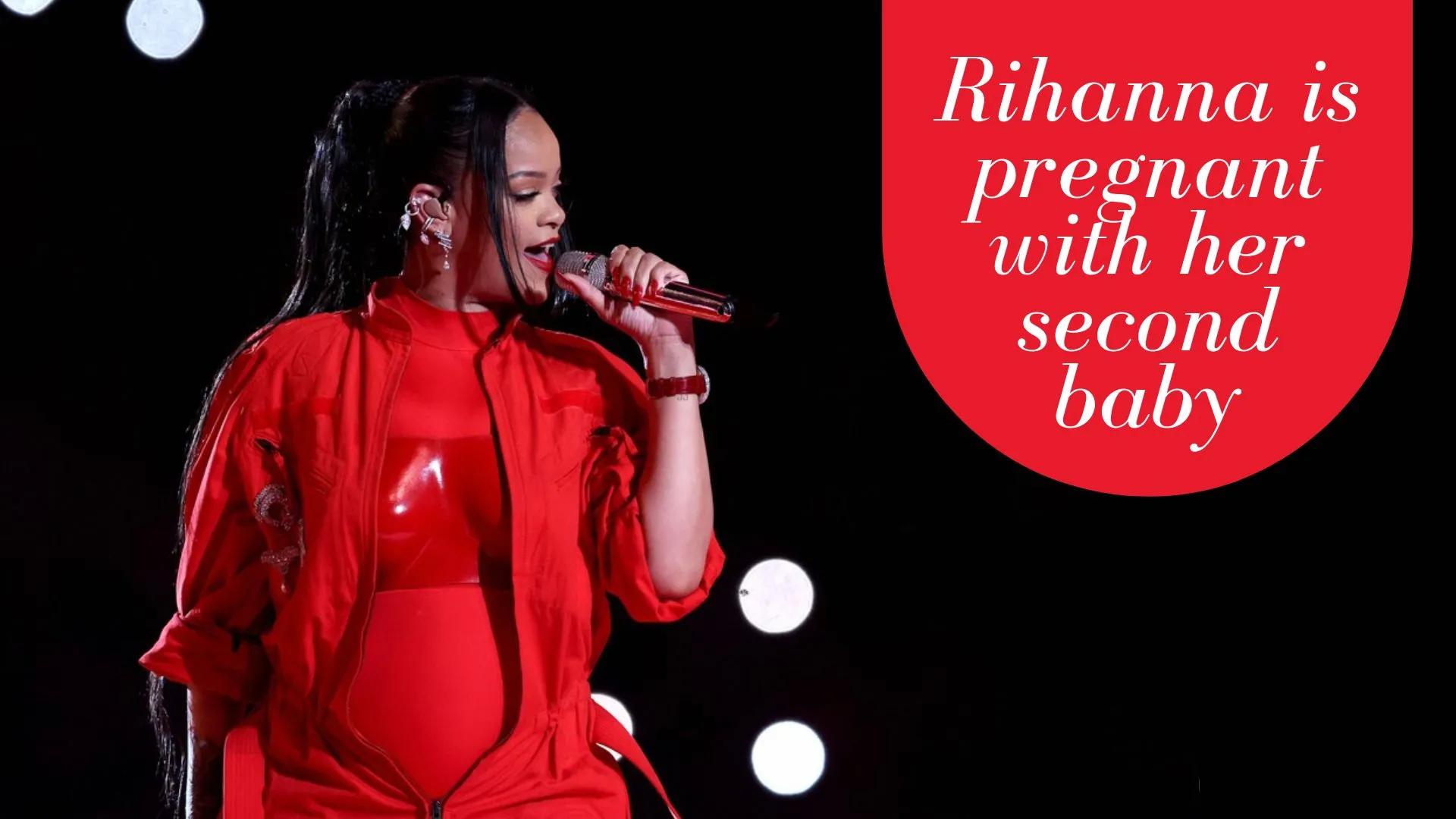 Rihanna is pregnant with her second baby (Image credit: Just Jared)