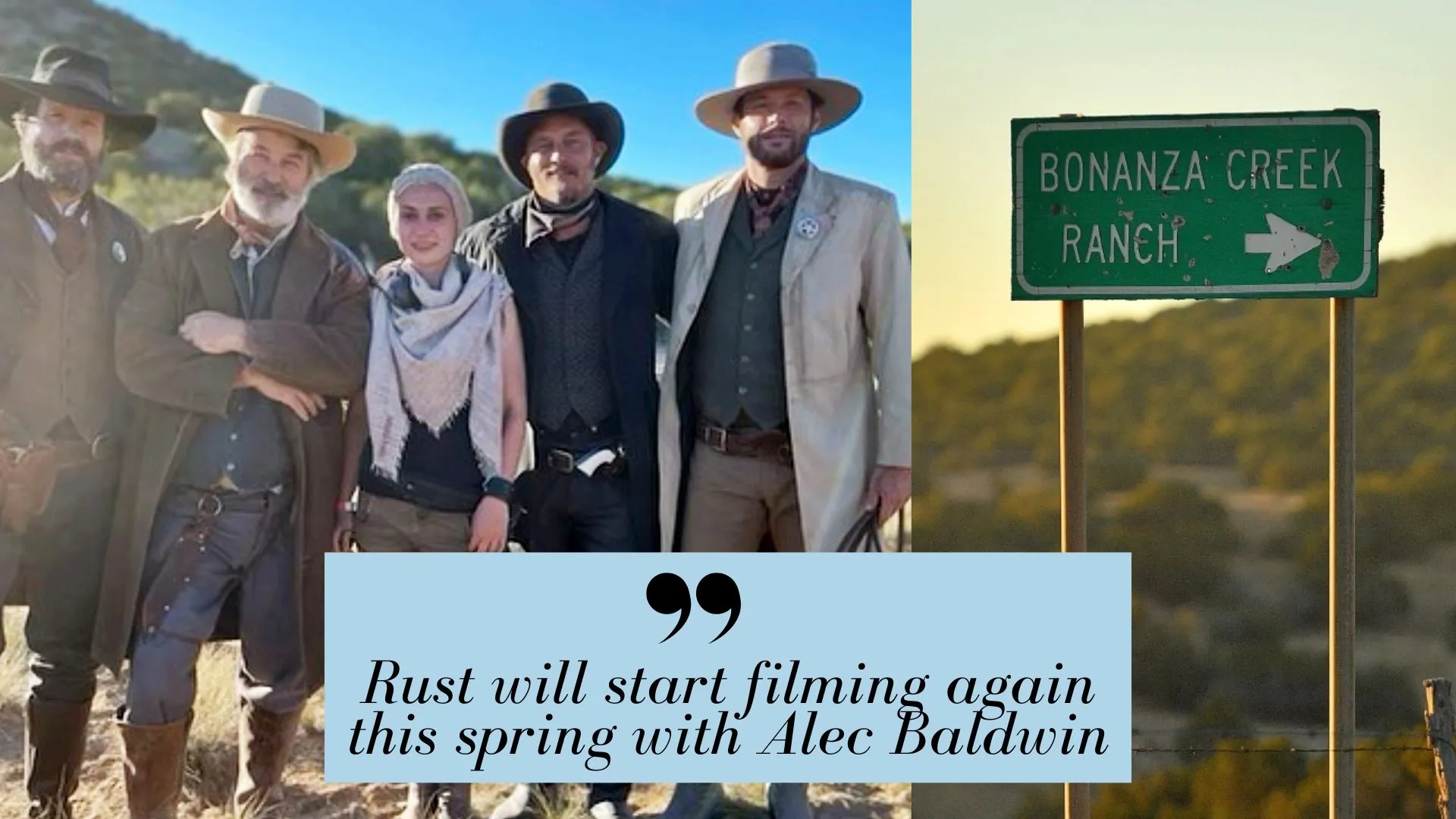Rust will start filming again this spring with Alec Baldwin (Image credit: hollywoodreporter)