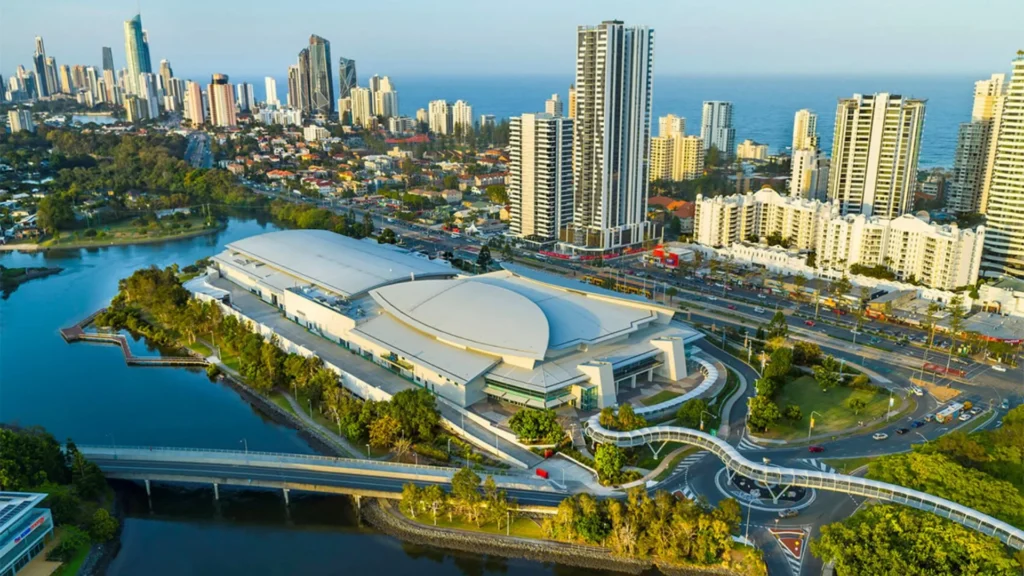 Spiderhead Filming Locations, Gold Coast Convention and Exhibition Centre, City of Gold Coast, Australia (Image credit: sofitelgoldcoast)