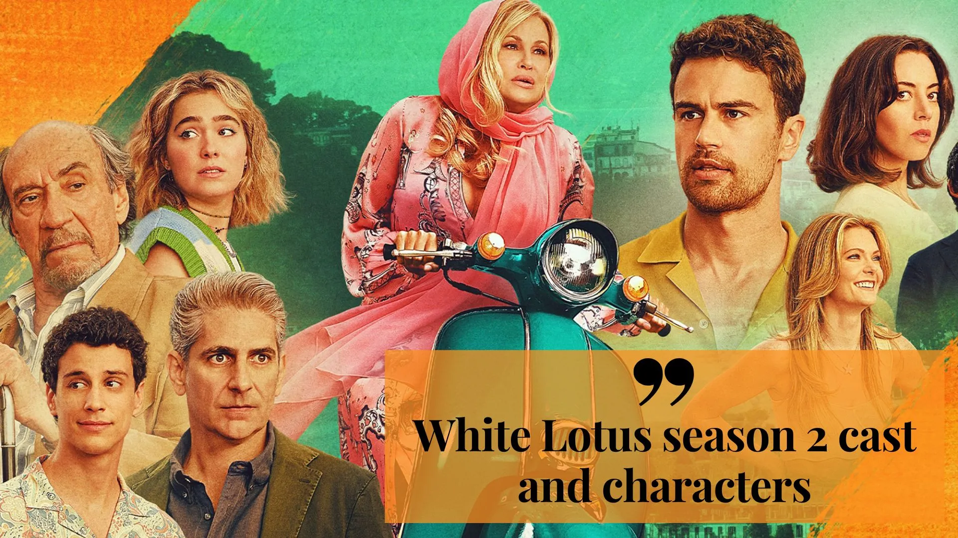 White Lotus season 2 cast and characters (Image credit: ew)