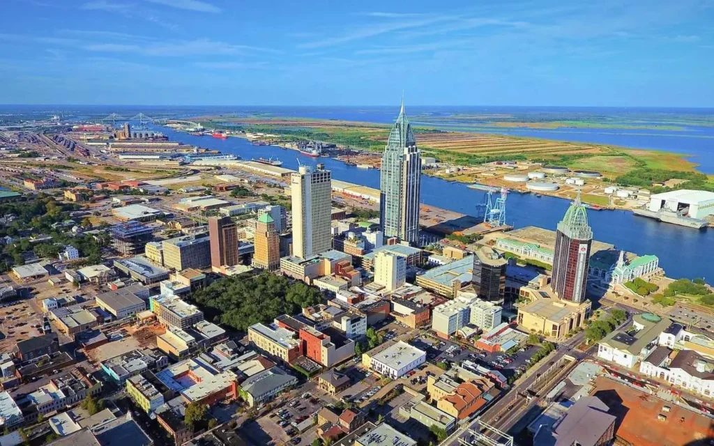 About My Father Filming Location, Mobile, Alabama (Image Credit_ worldatlas.com)