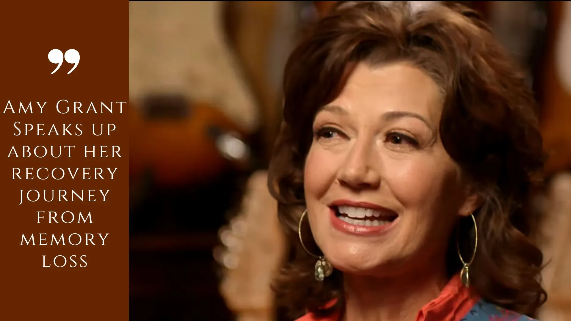 Amy Grant Speaks up about her recovery journey from memory loss (Image credit: TODAY show)