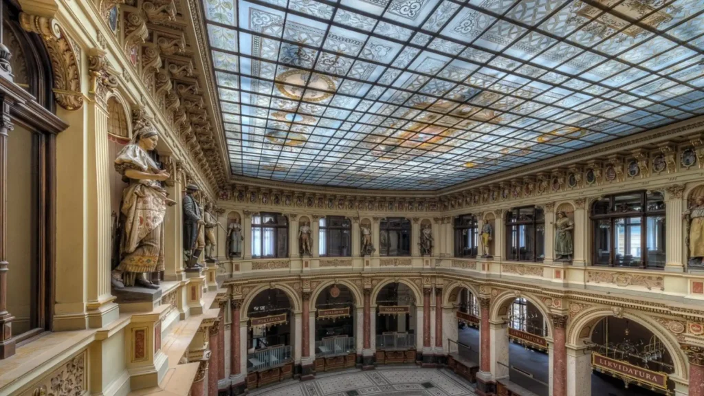 Carnival Row Filming Locations, Palace of the Commercial Bank (Image credit: prazdnedomy)