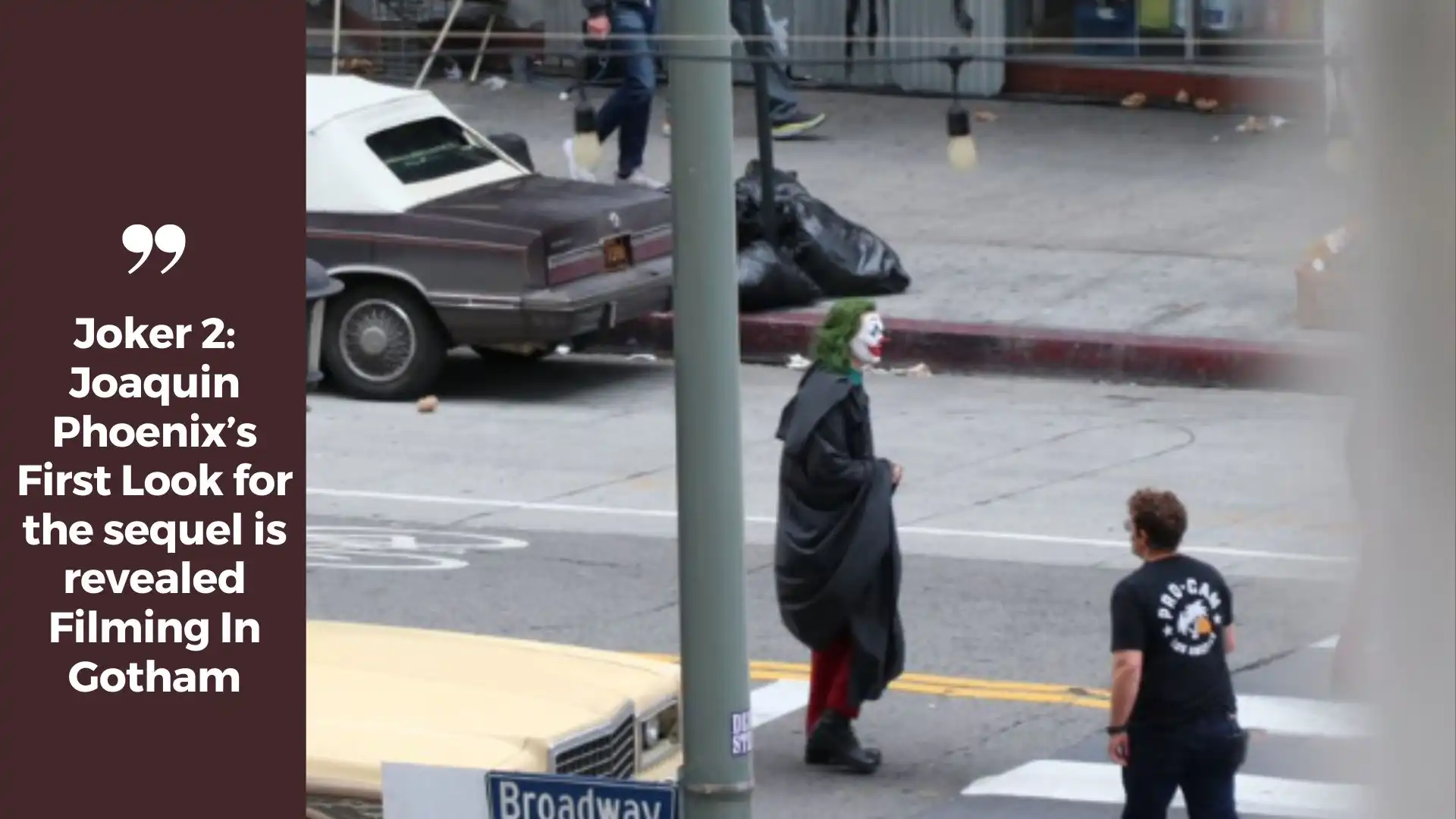 Joker 2: Joaquin Phoenix’s First Look for the sequel is revealed Filming In Gotham (Image credit: twitter)