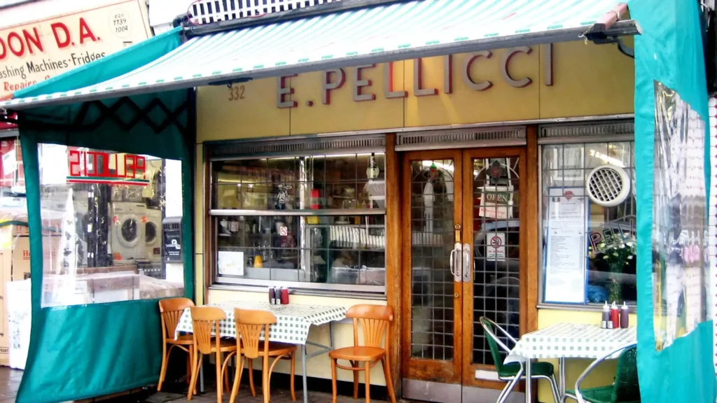 Lockwood & Co. Filming Locations, E Pellicci restaurant (Image credit: trip.com)