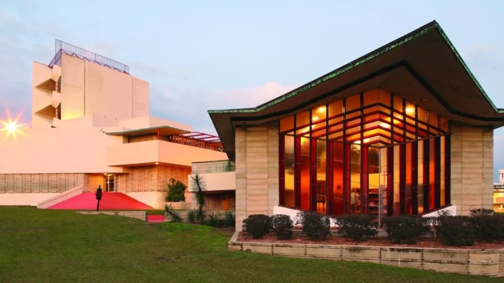 The Waterboy Filming Locations, Florida Southern College (Image credit: franklloydwright)