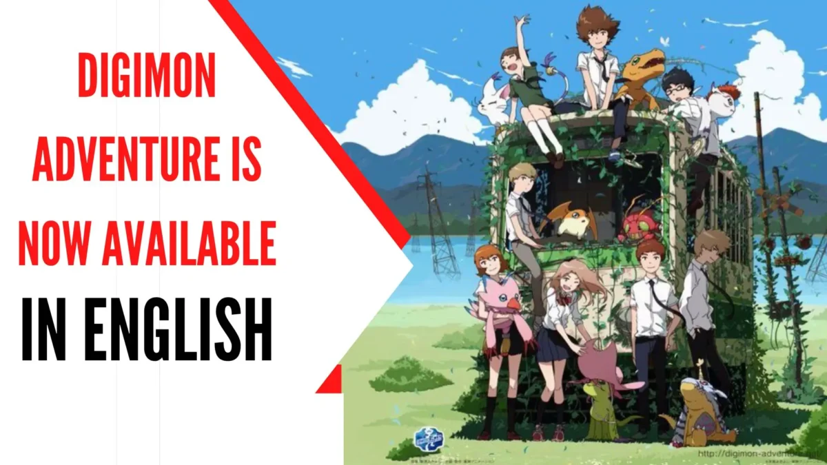 Digimon Adventure is now available in English