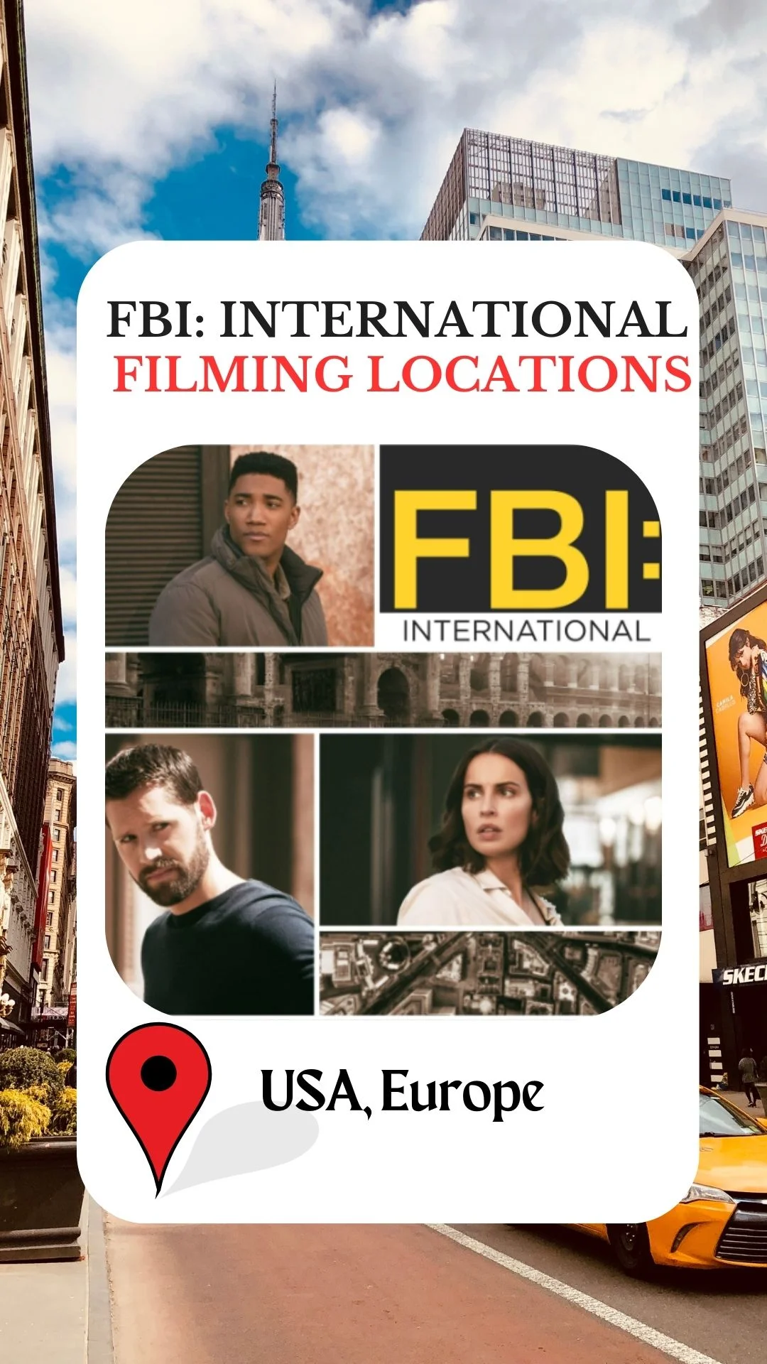 FBI: International Filming Locations