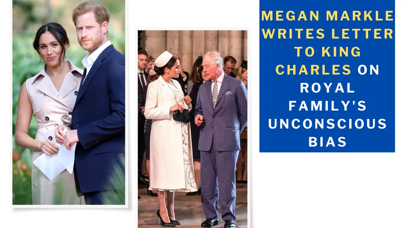 Megan Markle Writes Letter to King Charles on Royal Family's Unconscious Bias (image credit: dailymail)