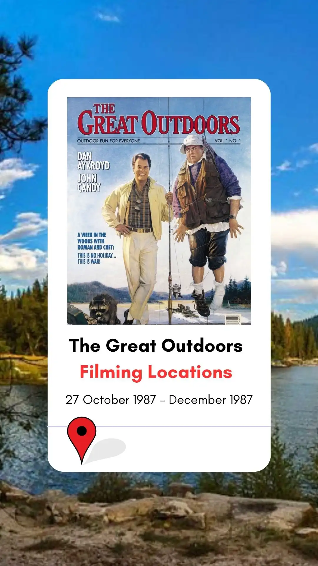 The Great Outdoors Filming Locations