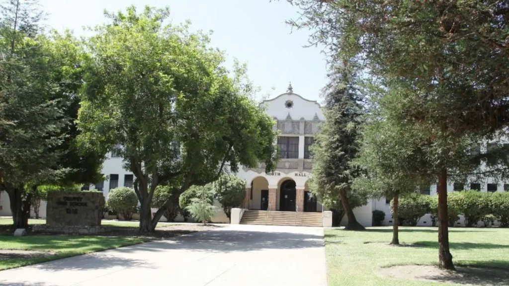 The Way Back Filming Locations, Chaffey High School, Ontario, California (Image credit: chs.cjuhsd.net)