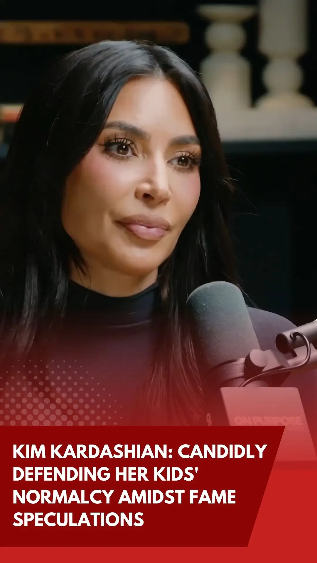 Kim Kardashian Candidly Defending Her Kids' Normalcy Amidst Fame Speculations