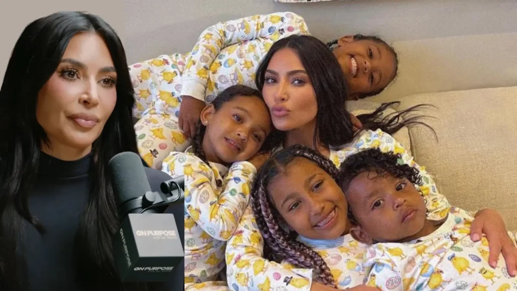 Kim Kardashian_ Candidly Defending Her Kids' Normalcy Amidst Fame Speculations
