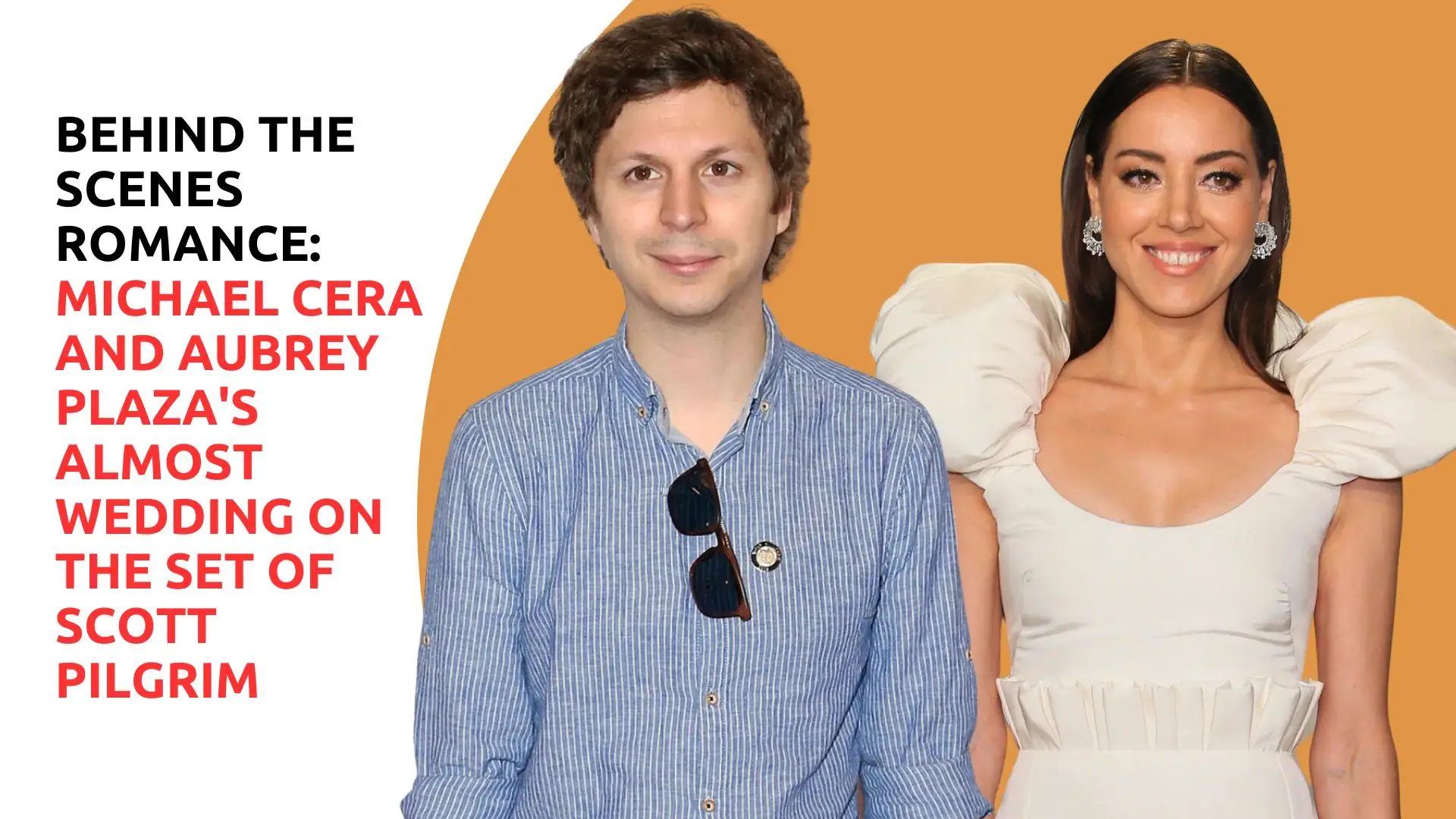 Michael Cera and Aubrey Plaza Almost Got Married While Filming Scott Pilgrim
