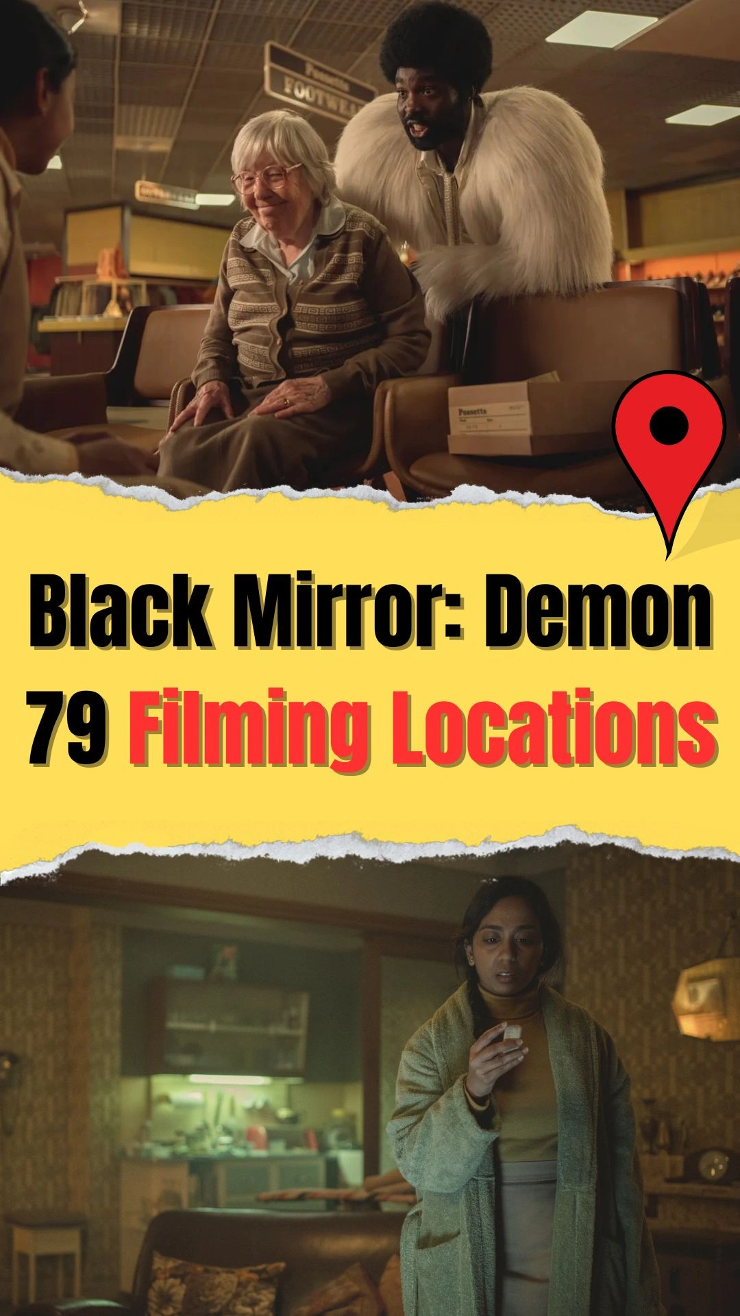 Black Mirror Demon 79 Filming Locations