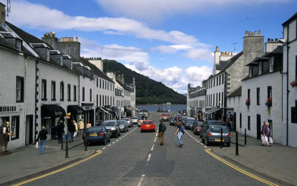 Black Mirror_ Loch Henry Filming Locations, The main street of Inveraray in Argyll and Bute