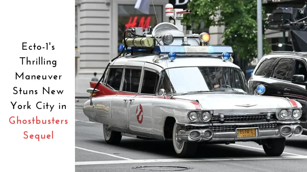 Ecto-1's Thrilling Maneuver Stuns New York City in Ghostbusters Sequel