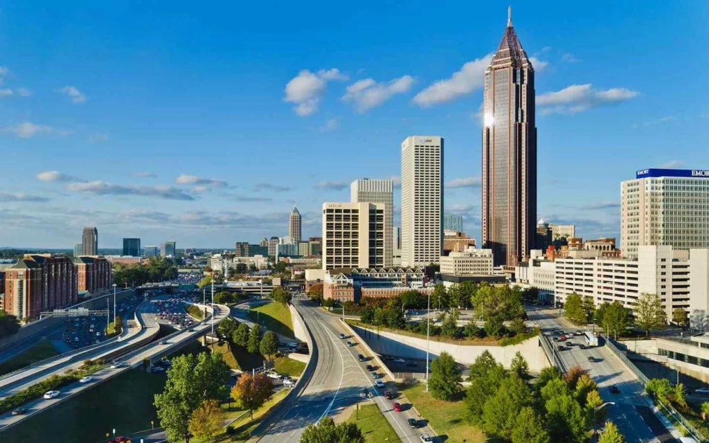 The Out Laws Filming Locations, Atlanta, Georgia, USA (Image Credit_ Travel + Leisure)