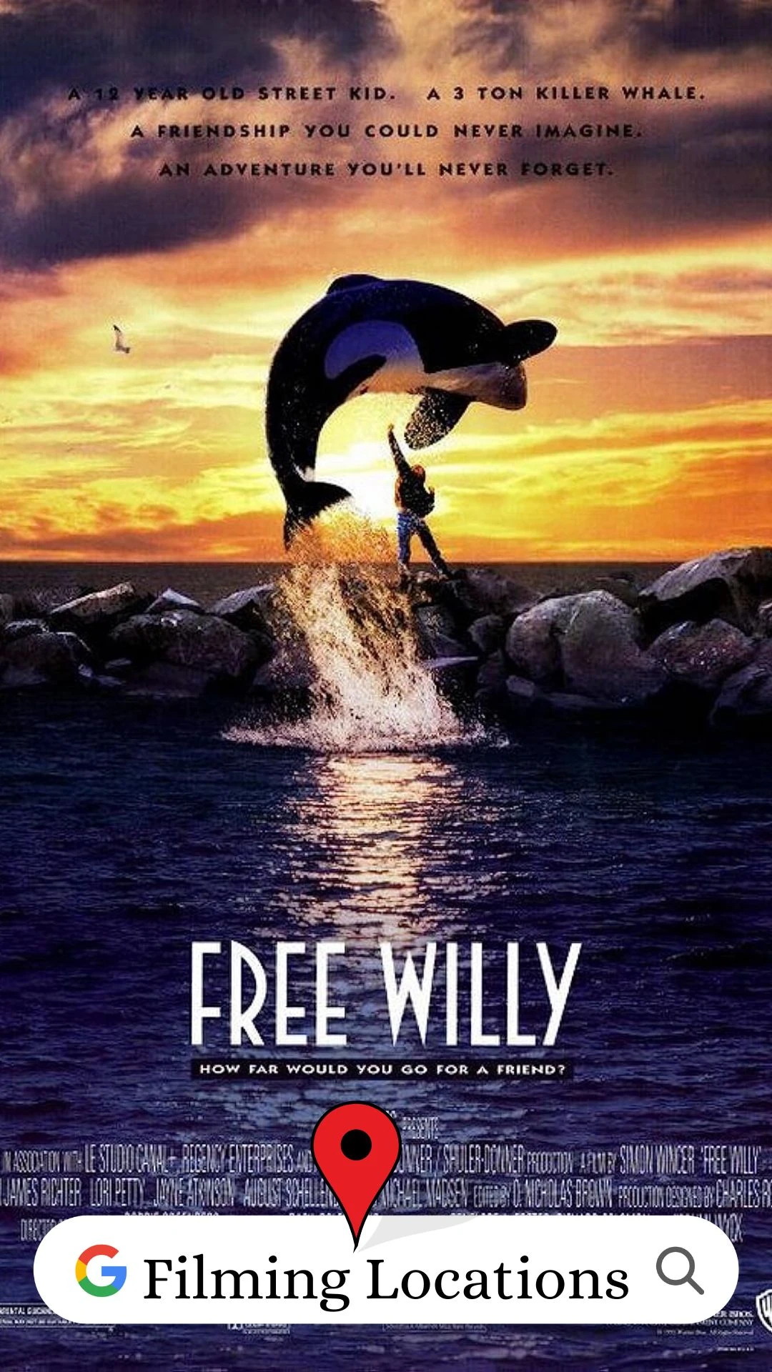 Free Willy Filming Locations 