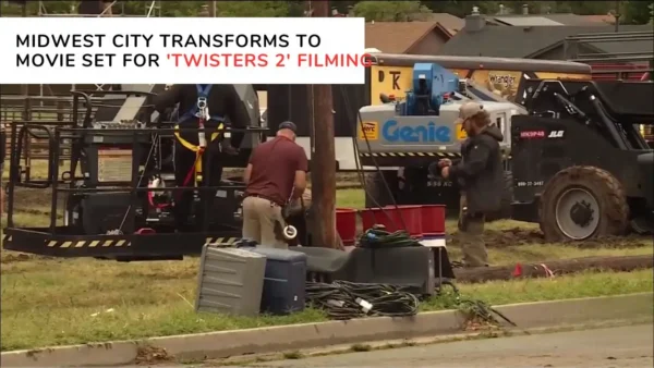 Midwest City transforms to movie set for 'Twisters 2' filming