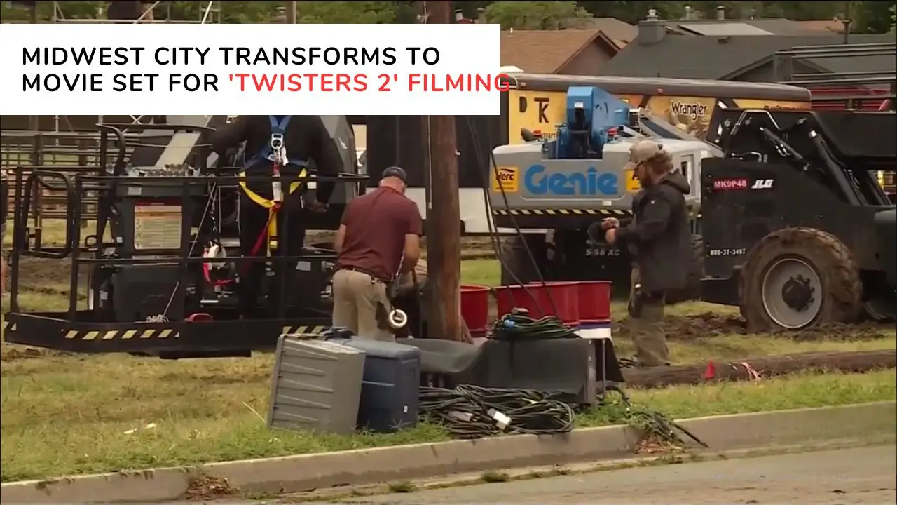 Midwest City transforms to movie set 'Twisters 2' filming