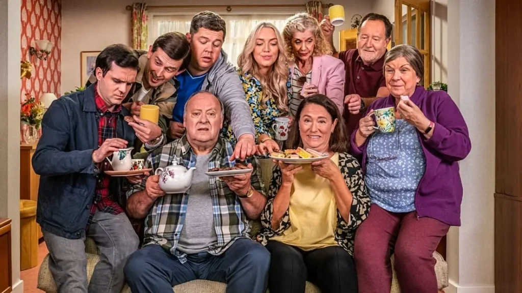 Two Doors Down Stars Kick Off Series 7 Filming