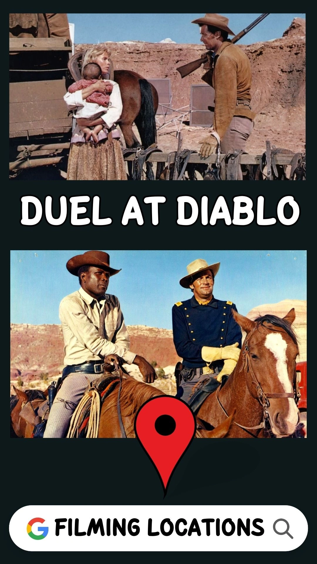 Duel at Diablo Filming Locations