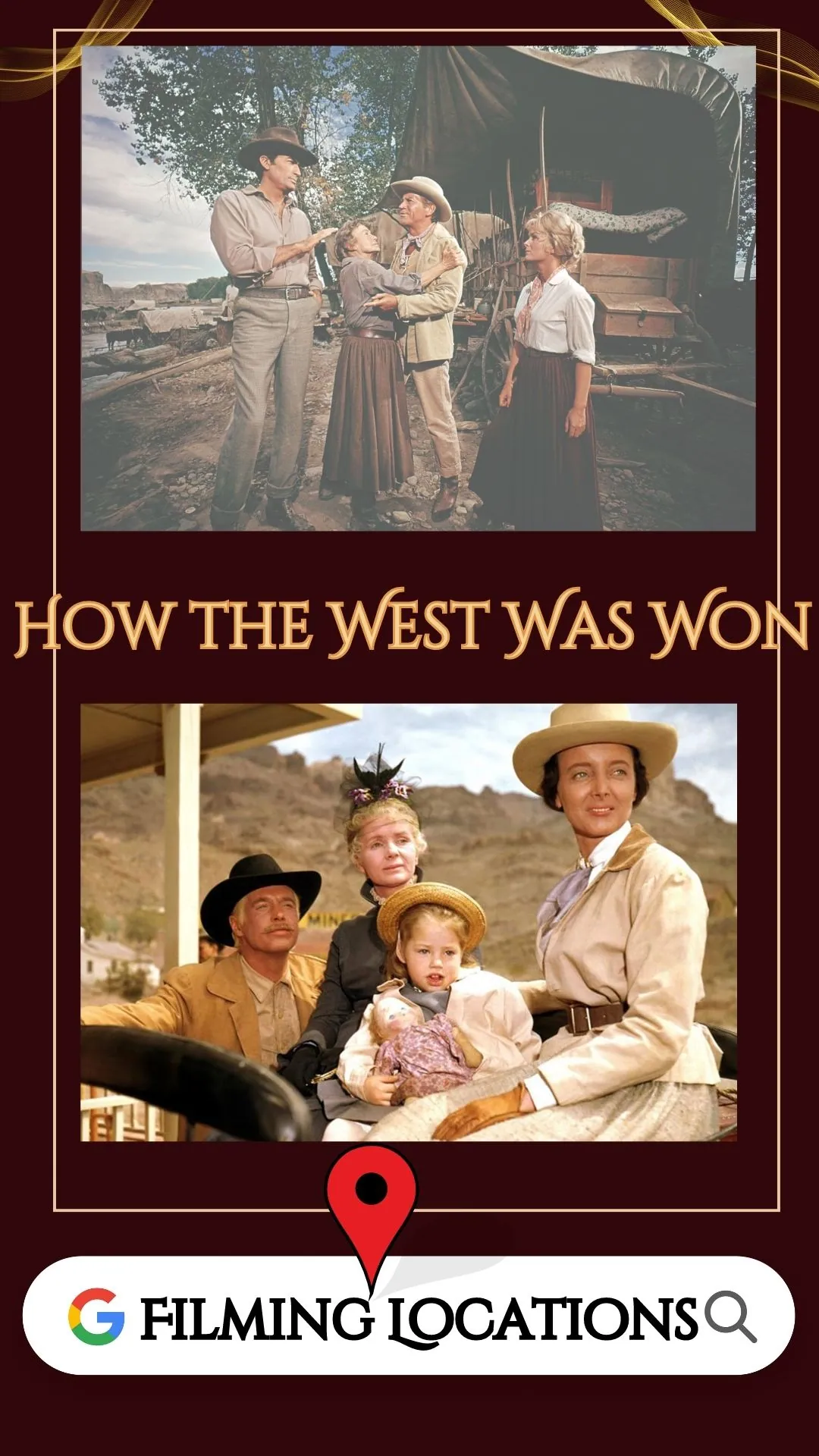 How the West Was Won Filming Location (1962)