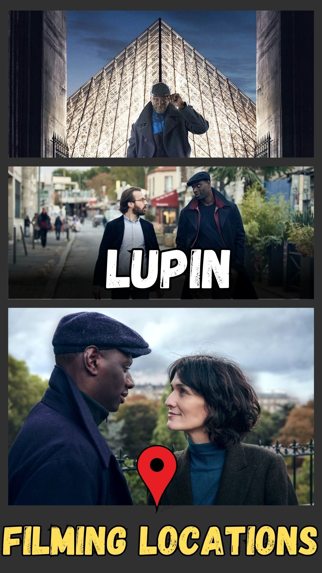 Lupin Filming Locations