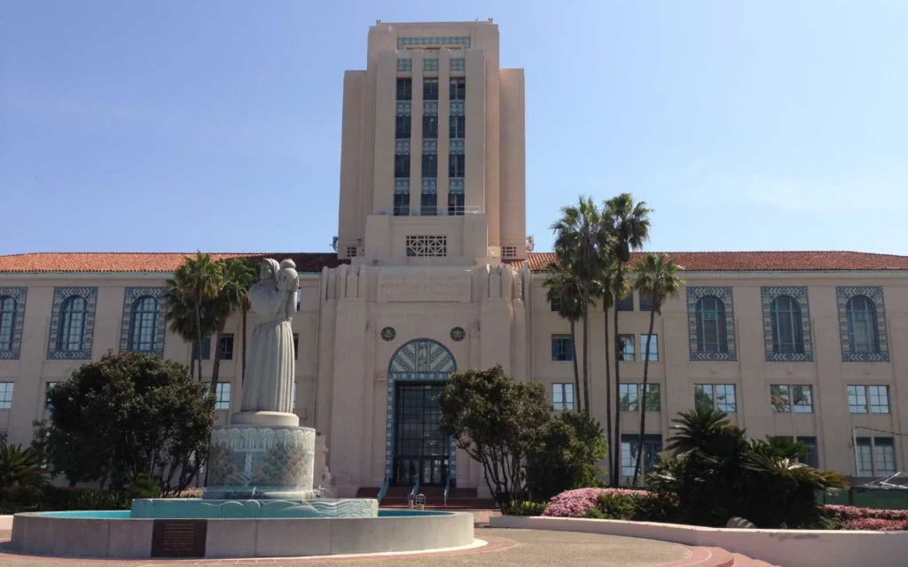 Purple Hearts Filming Locations, San Diego County Administration Center, San Diego, California