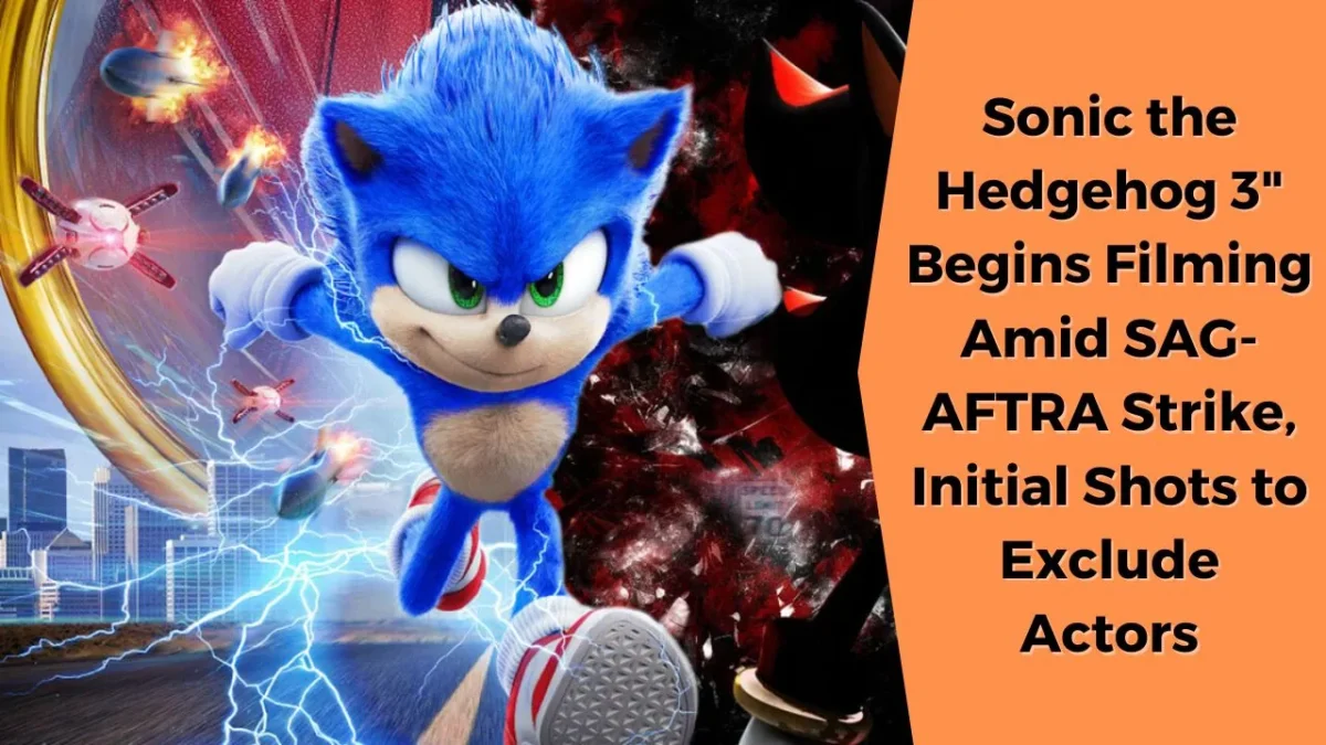 Sonic The Hedgehog 3 to begin filming without actors amidst the