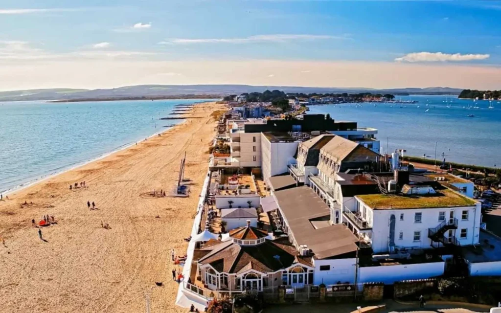 The Sandman Filming Locations, Sandbanks Peninsula Beach, Poole, Dorset, England, UK