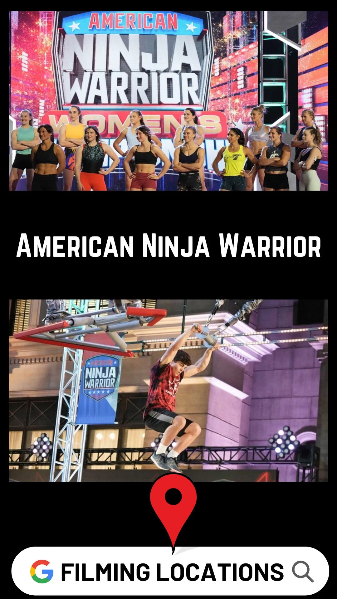 American Ninja Warrior Filming Locations 2023