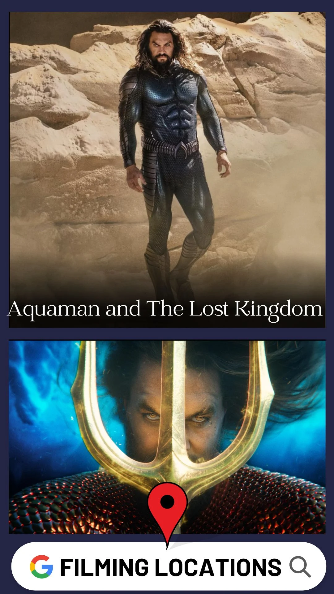 Aquaman and The Lost Kingdom Filming Locations Filming Locations
