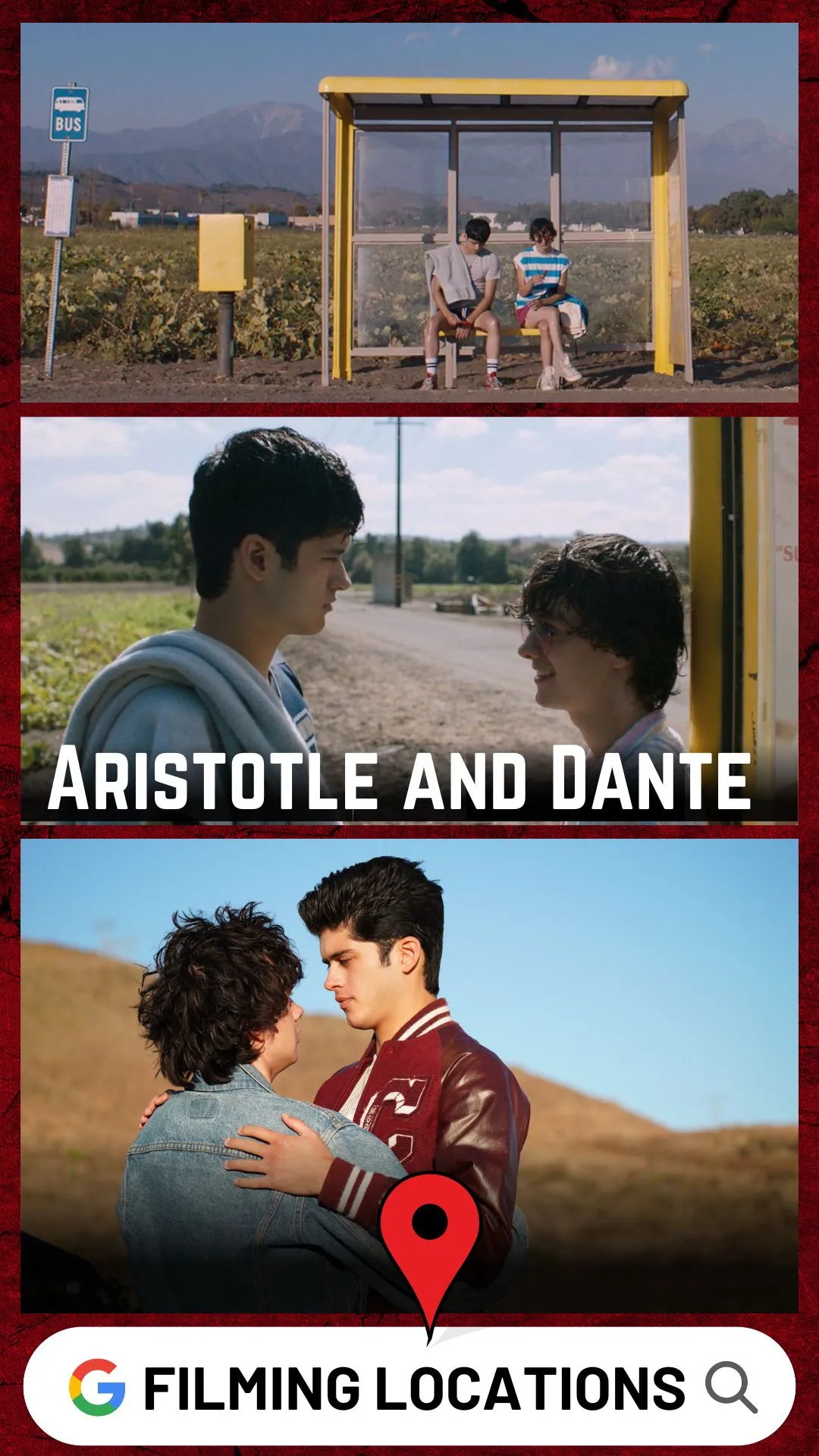 Aristotle and Dante Filming Locations