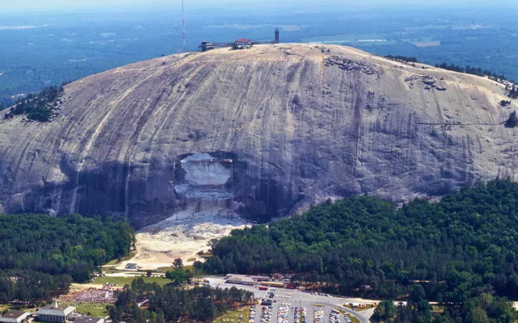 Jerry and Marge Go Large Filming Locations, Stone Mountain Park, Georgia