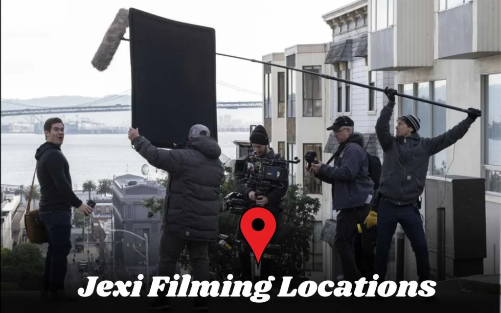 Jexi Filming Filming in 649 Mason Street, San Francisco