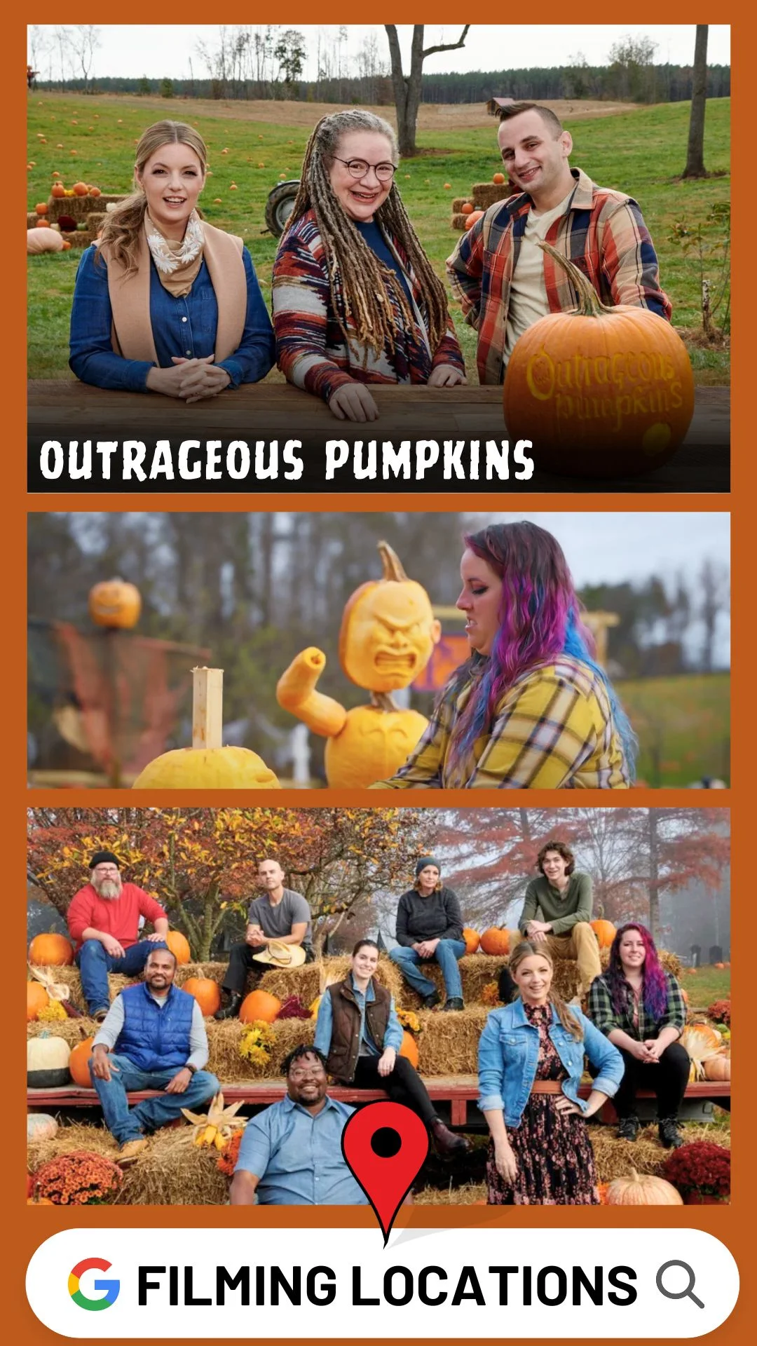 Outrageous Pumpkins Filming Locations