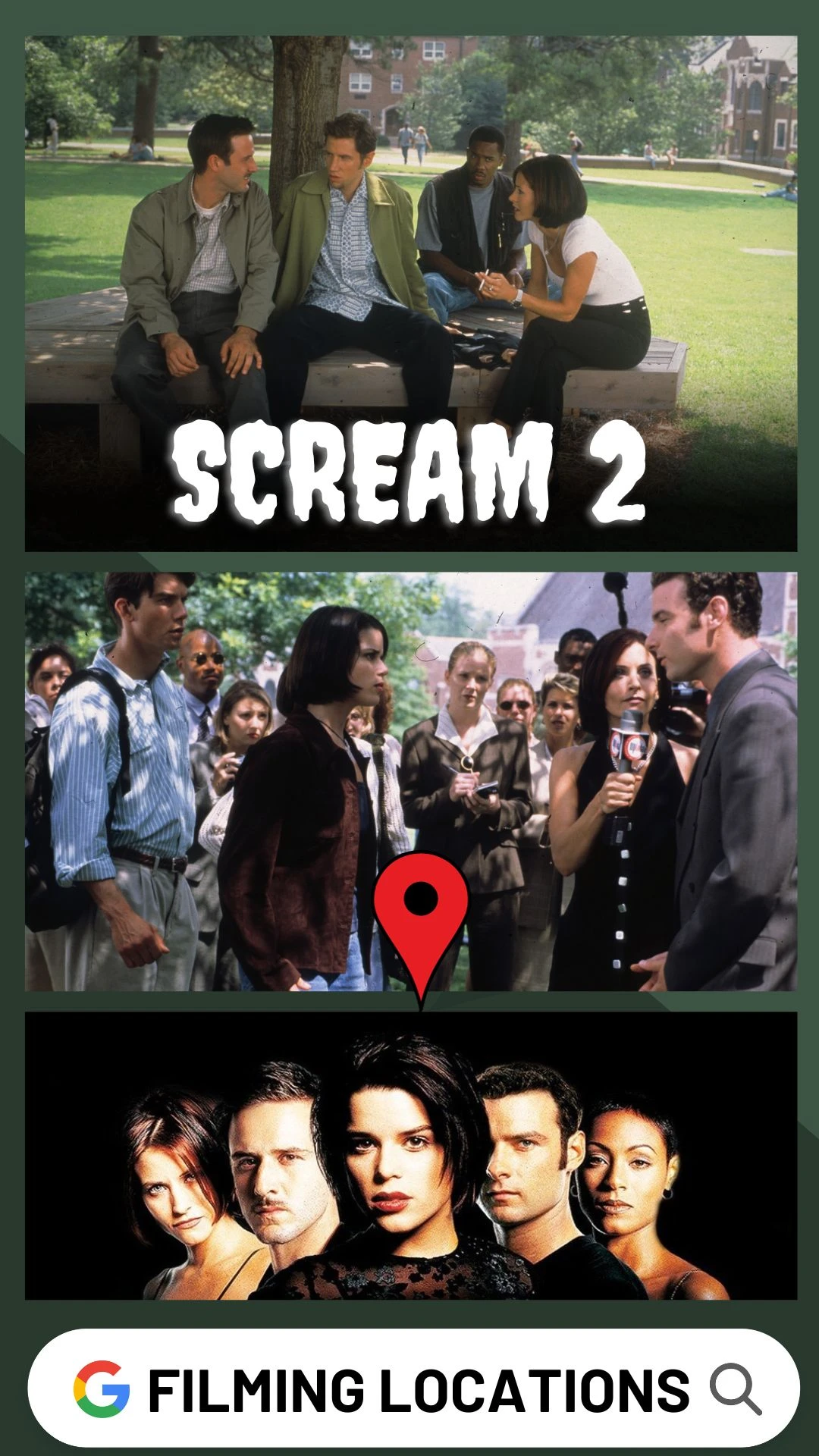 Scream 2 Filming Locations