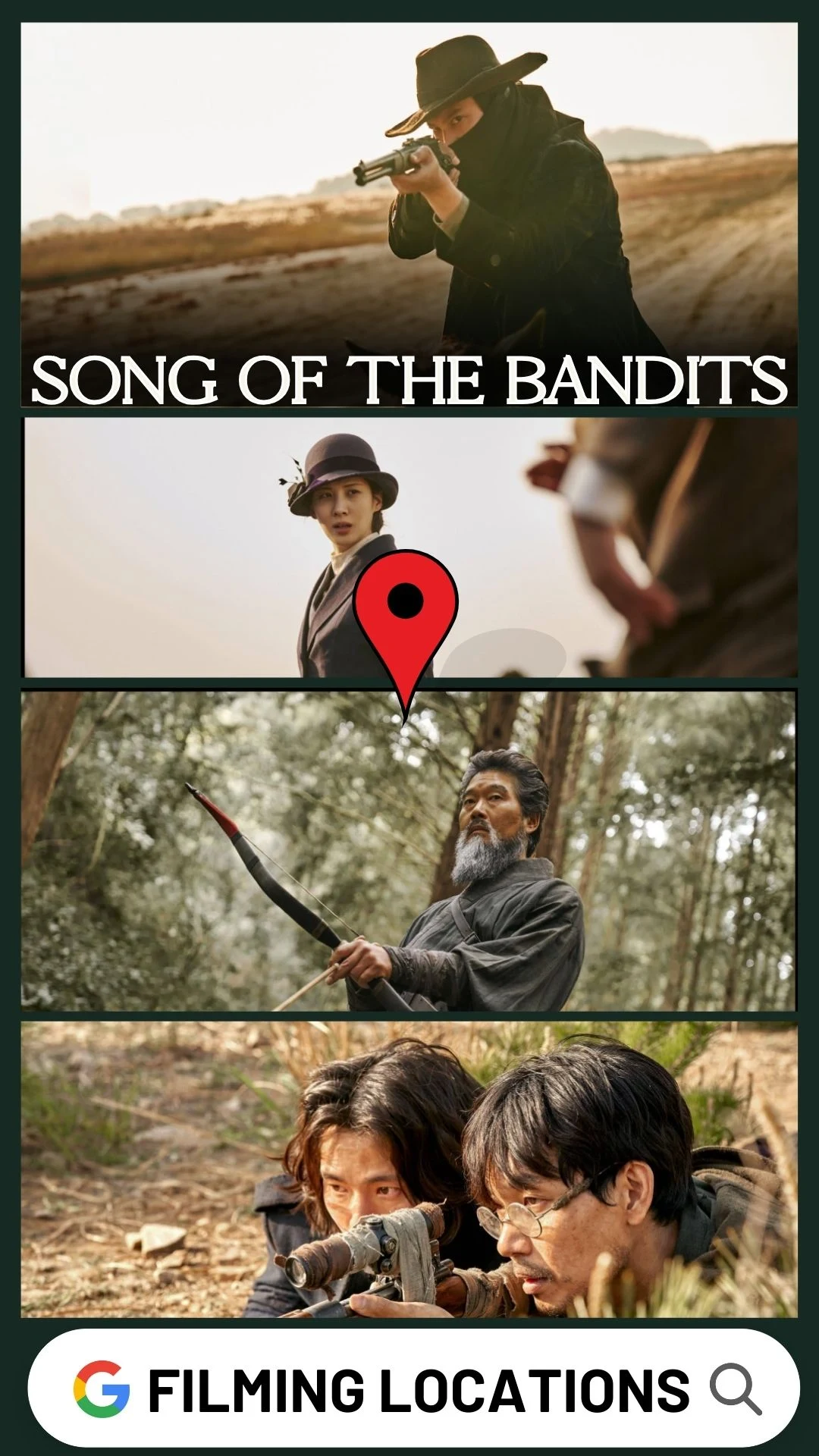 Song of the Bandits Filming Locations